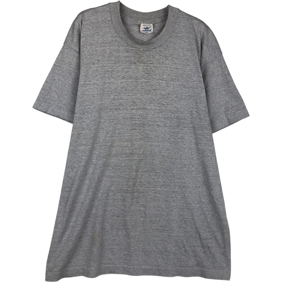 古着 80年代 アディダス adidas トレフォイルロゴ バックプリント ロゴプリントTシャツ USA製 メンズXL相当 ヴィンテージ/eaa626068