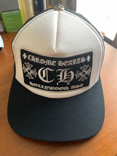 Chrome Hearts Trucker Cap CH "Black/White"
