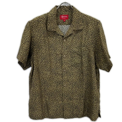 シュプリーム レオパード シルク S/S SHIRT 半袖シャツ S