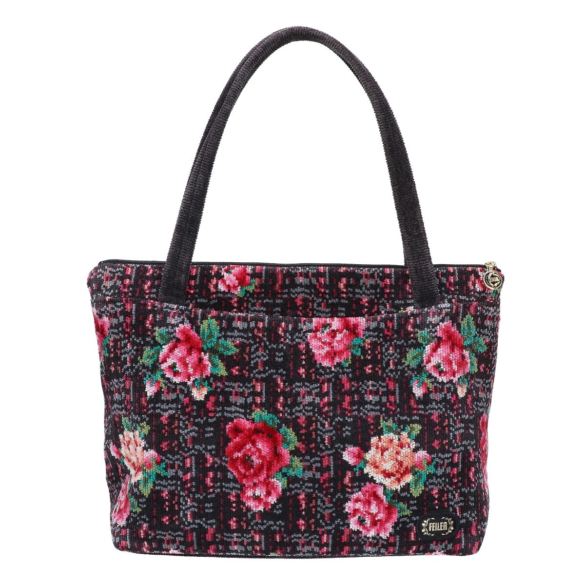 フェイラー x ちいかわ ハチワレストロベリードット 刺繍トートバッグ