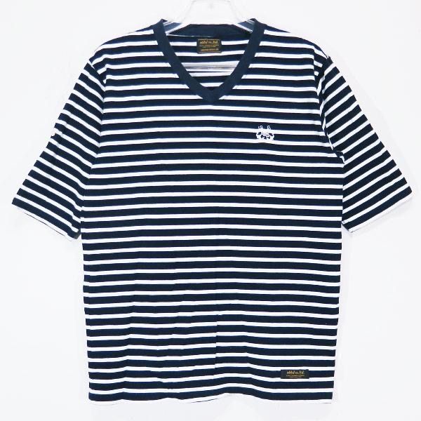 NEIGHBORHOOD ネイバーフッド 11AW ボーダー Vネック Tシャツ