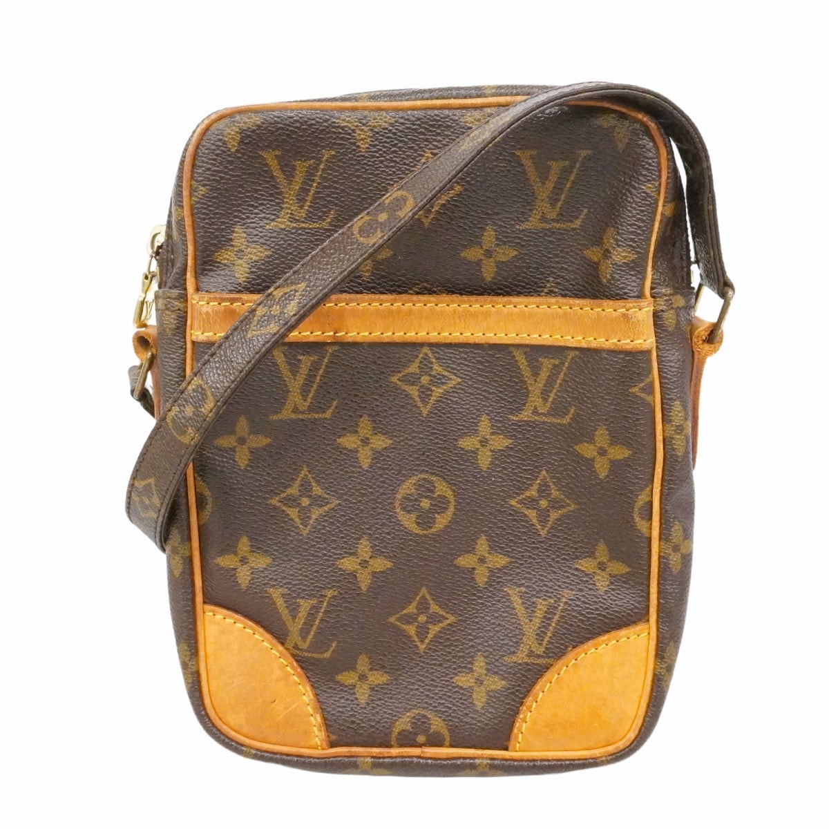 【6dc2451】ルイヴィトン ショルダーバッグ モノグラム ダヌーブ M45266 ブラウン【中古】レディース