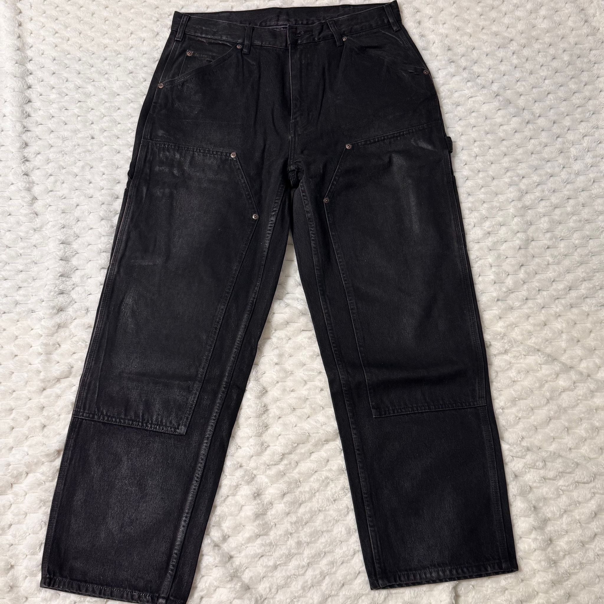 Supreme x MM6 Maison Margiela Foil Double Knee Painter Pant "Black"