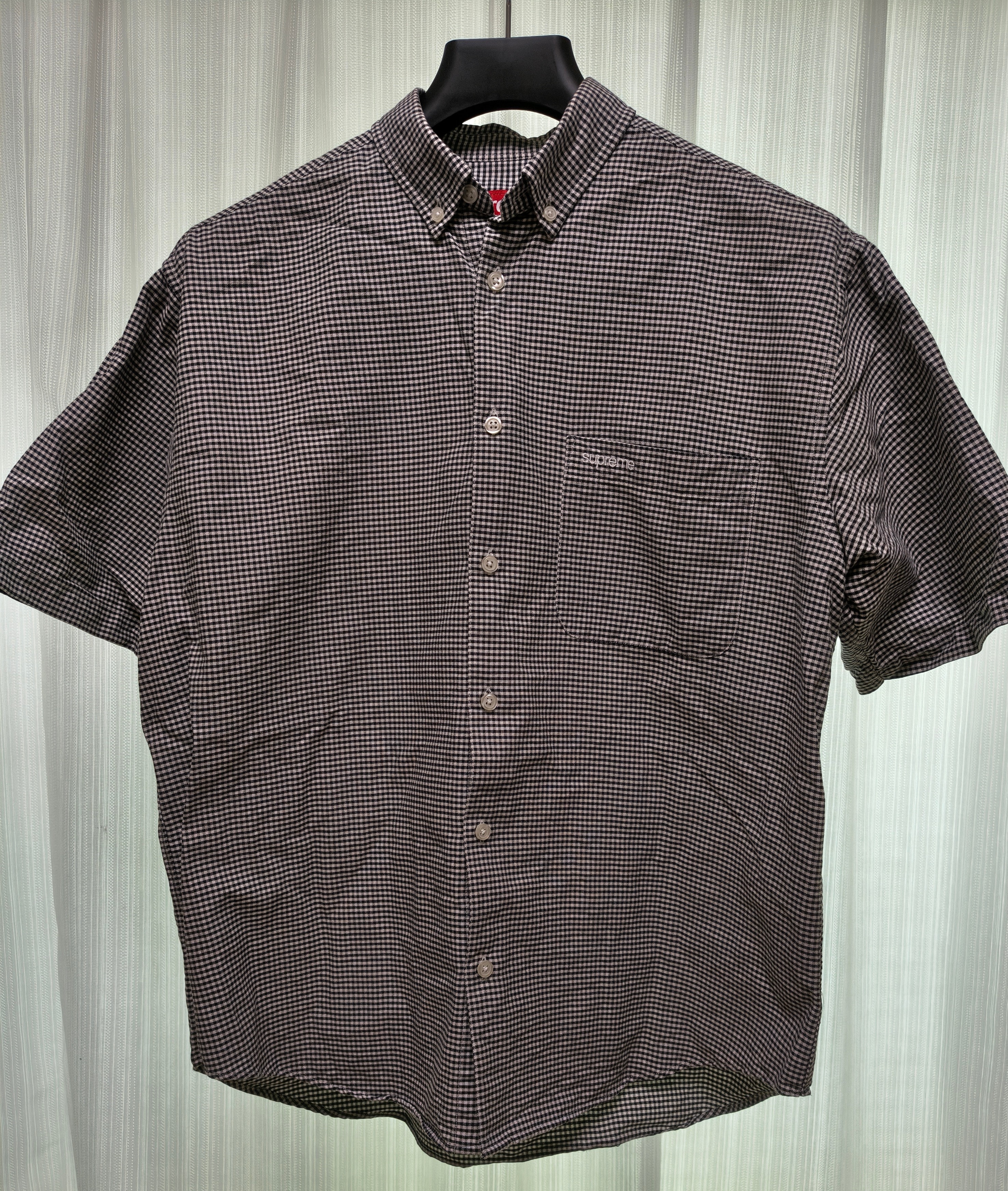 Supreme Loose Fit S/S Oxford Shirt "Gingham" (24SS)