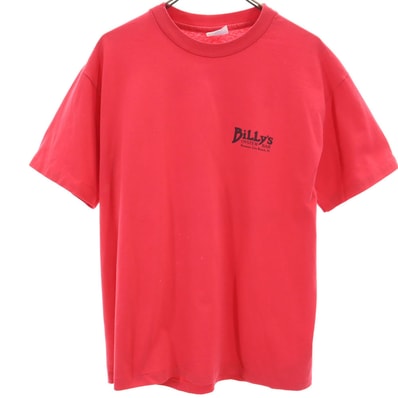 Hanes ヘインズ 90s 半袖 シングルステッチ Tシャツ L レッド オールド ヴィンテージ