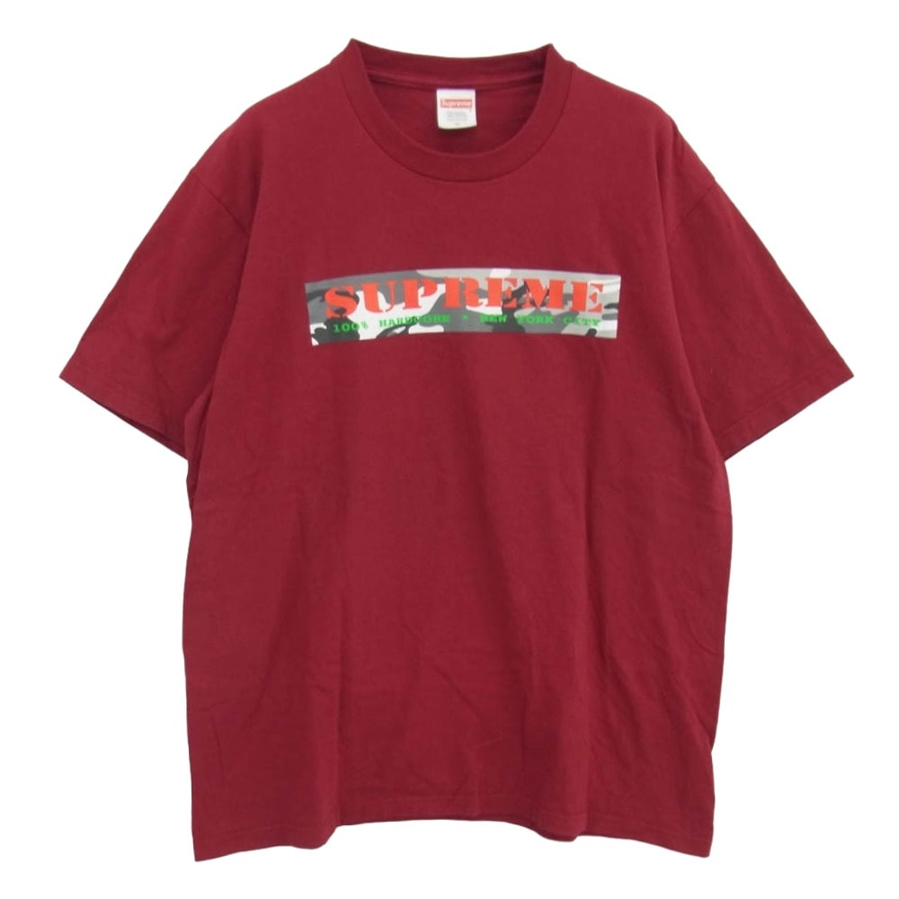 Supreme シュプリーム Tシャツ 25SS Hardcore Tee ハードコア 半袖 Tシャツ M レッド系 M【中古】