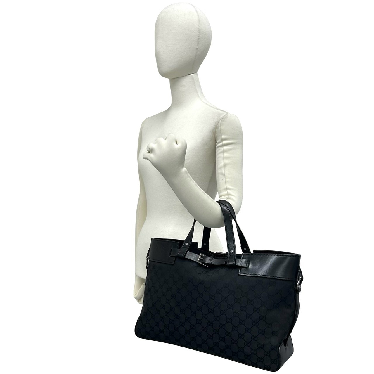 B (目立った傷や汚れなし)】GUCCI グッチ GG ロゴ 柄 キャンバス
