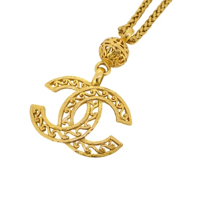 CHANEL シャネル ココマーク 95A ヴィンテージ ゴールド ゴールド レディース ネックレス