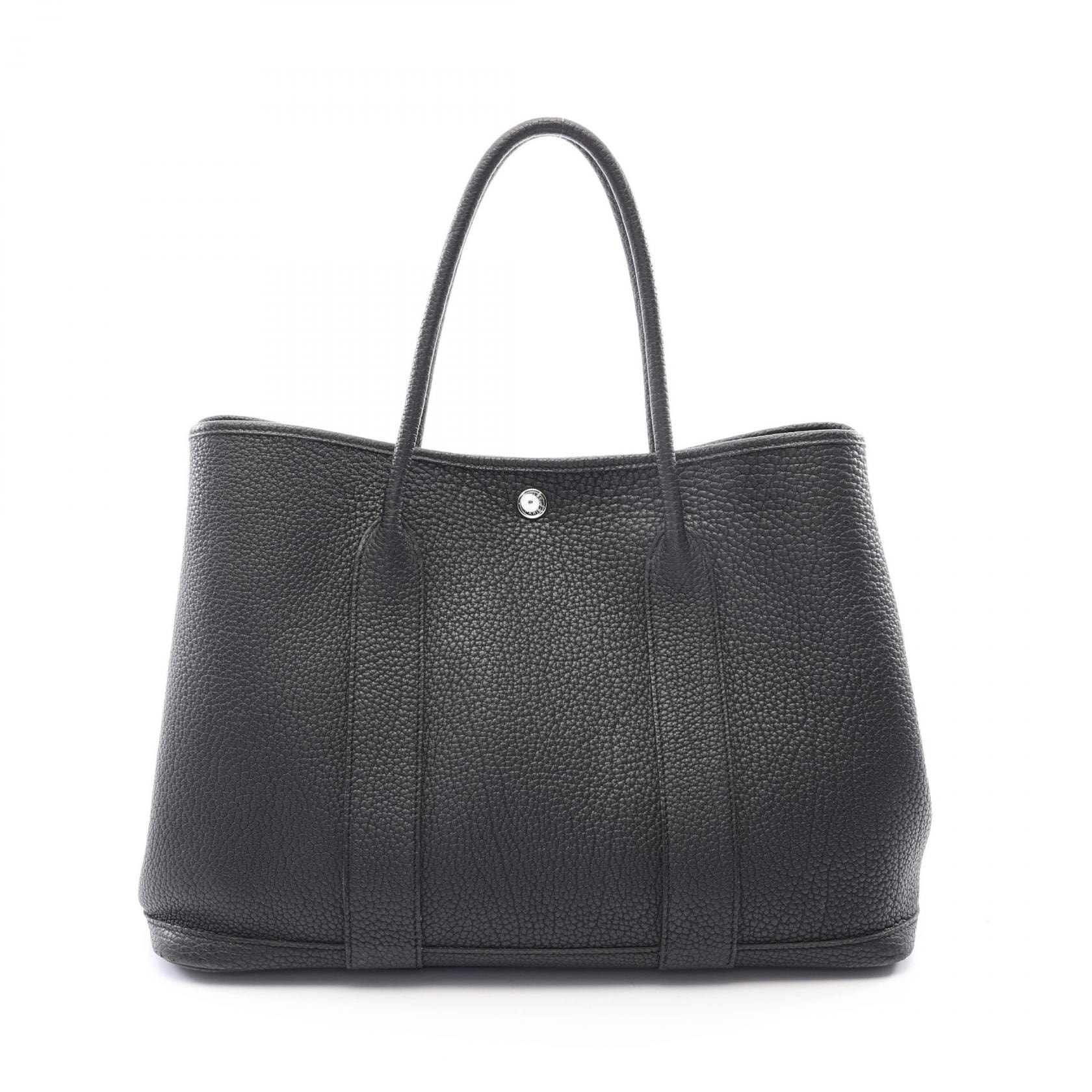 エルメス HERMES ガーデンパーティPM トートバッグ バッグ ネゴンダ ネゴンダ U刻印(2022年製造) レディース ブラック系 051559CK 【中古】
