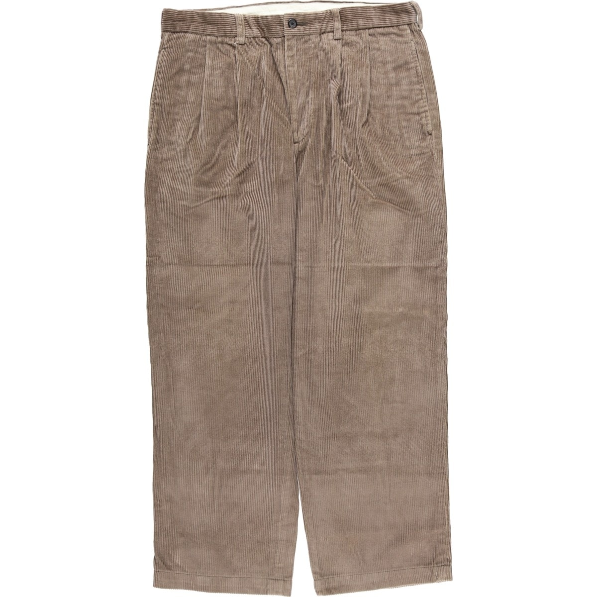 古着 ブルックスブラザーズ Brooks Brothers ELLIOT ツータック 太畝 コーデュロイパンツ メンズw34相当/eaa480277