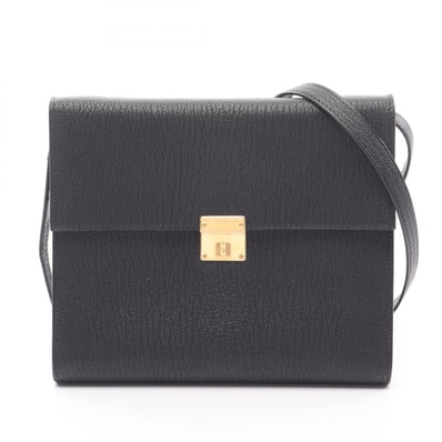 エルメス HERMES クリック16 ショルダーバッグ バッグ レザー シェーブル シェーブル ブラック(エルメス) U刻印(2022年製造) レディース ブラック系 【中古】