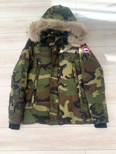 希少 カナダグースCANADA GOOSEウィンダム ダウンパーカ Wyndham Parka 迷彩カモ