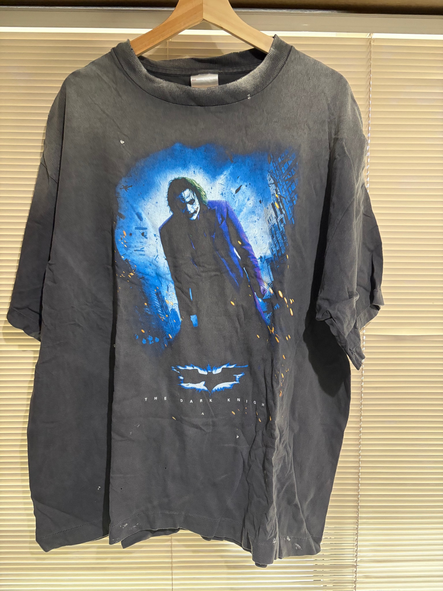 SAINT Mxxxxxx x Batman BTM_SS Tee_The Dark Knight "Black"