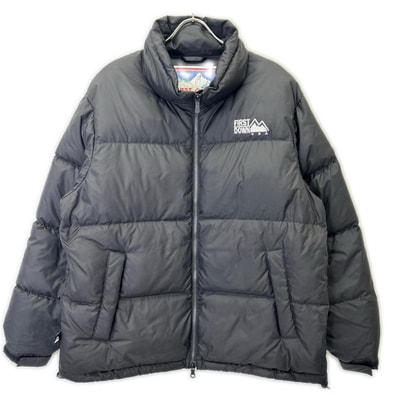 ファーストダウン 233-1536 ブラック ダウンジャケット M