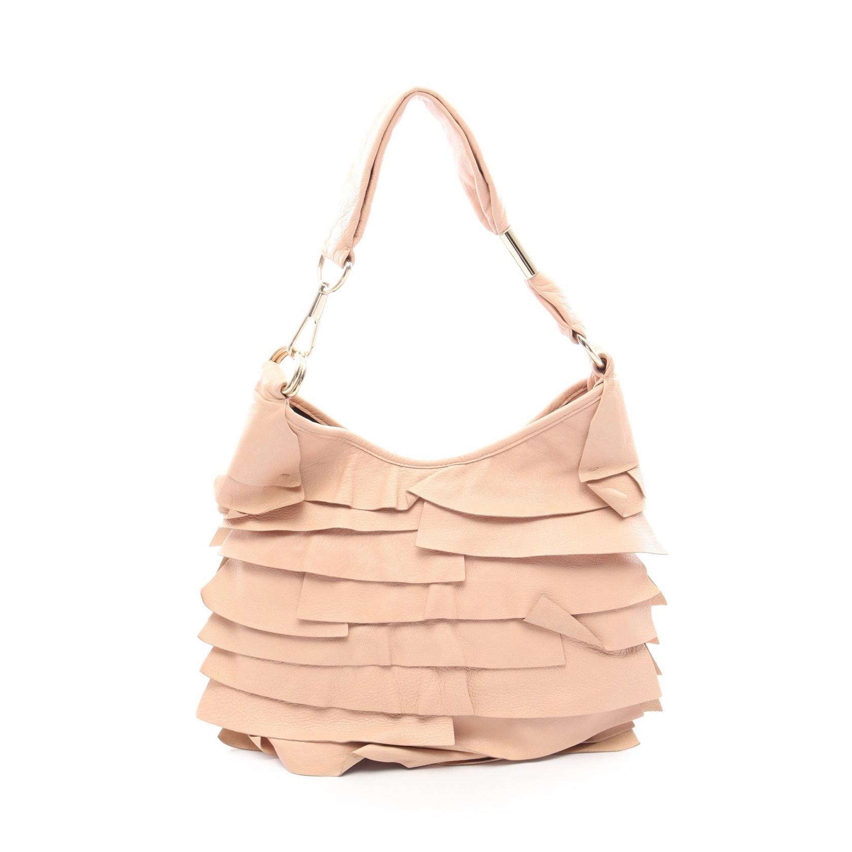 サンローランパリ SAINT LAURENT PARIS サントロペ ショルダーバッグ バッグ レザー レディース ピンク系 122245 【中古】