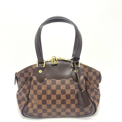 ルイヴィトン LOUIS VUITTON ヴェローナPM ヴェローナ PM N41117 カバン トートバッグ 肩掛け ショルダーバッグ ダミエキャンバス エベヌ 美品