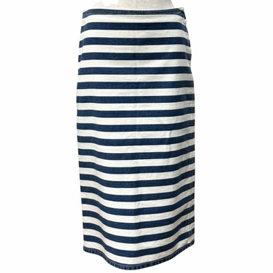 極美品 プラダ スカート ホワイト レディース 38 GFD160