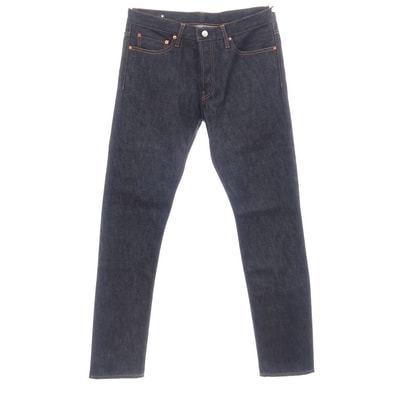【中古】マインデニム MINEDENIM 干場別注 リジット コットンポリウレタン デニムパンツ ジーンズ ネイビー【サイズ10】【メンズ】