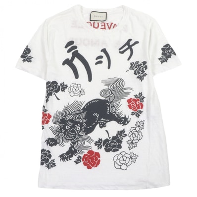 美品 グッチ 半袖Tシャツ ホワイト メンズ XS 431278