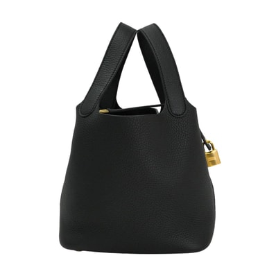 HERMES エルメス ハンドバッグ ピコタンロック 18 PM 黒 (ブラック) トリヨンクレマンス ゴールド金具 G刻印 新品未使用