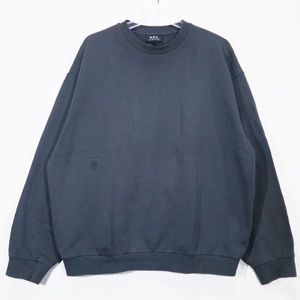 A.P.C. アーペーセー クルーネック スウェットシャツ サイズL