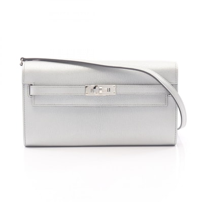 エルメス HERMES ケリートゥーゴー アルジャン ショルダーバッグ バッグ レザー シェーブルシャキラム K刻印(2025年製造) レディース シルバー系 【中古】