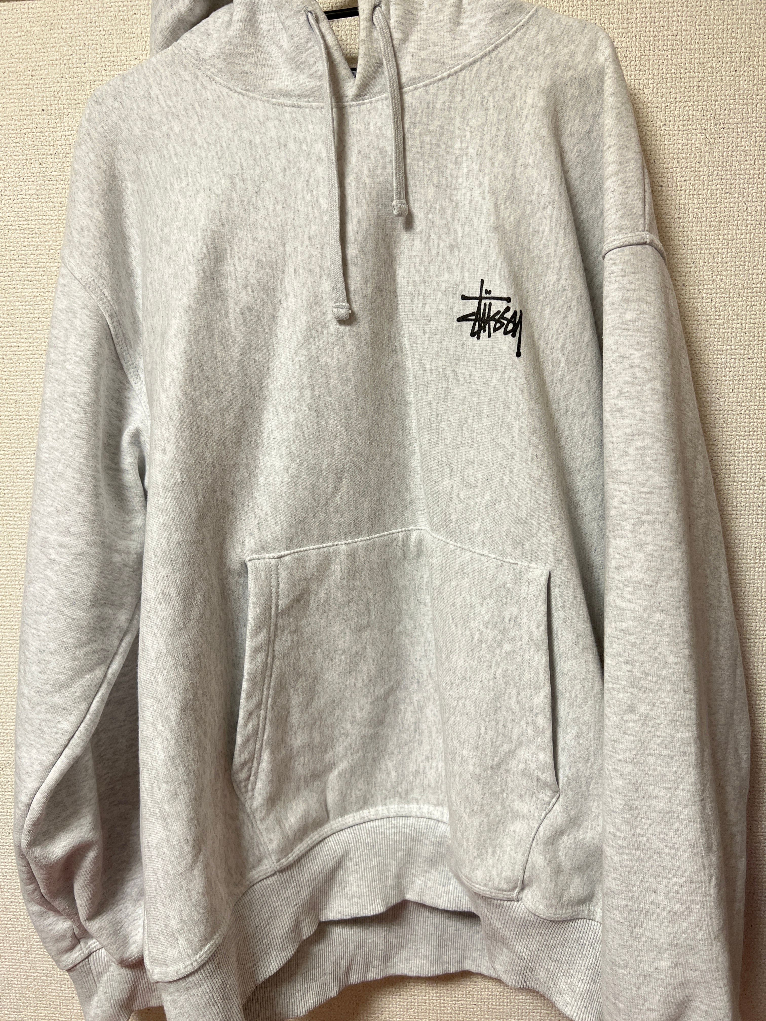 Stussy BASIC STUSSY HOOD "Ash Heather" (2022)