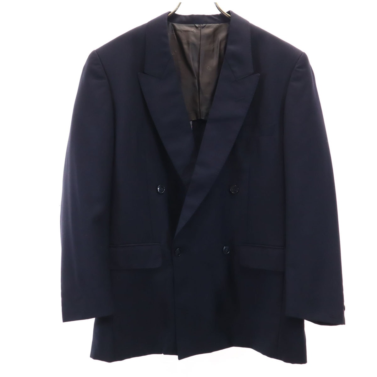 Christian Dior MONSIEUR クリスチャンディオール ムッシュ 90s オールド ダブル テーラードジャケット AB6 ネイビー ブレザー