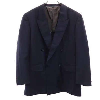 Christian Dior MONSIEUR クリスチャンディオール ムッシュ 90s オールド ダブル テーラードジャケット AB6 ネイビー ブレザー