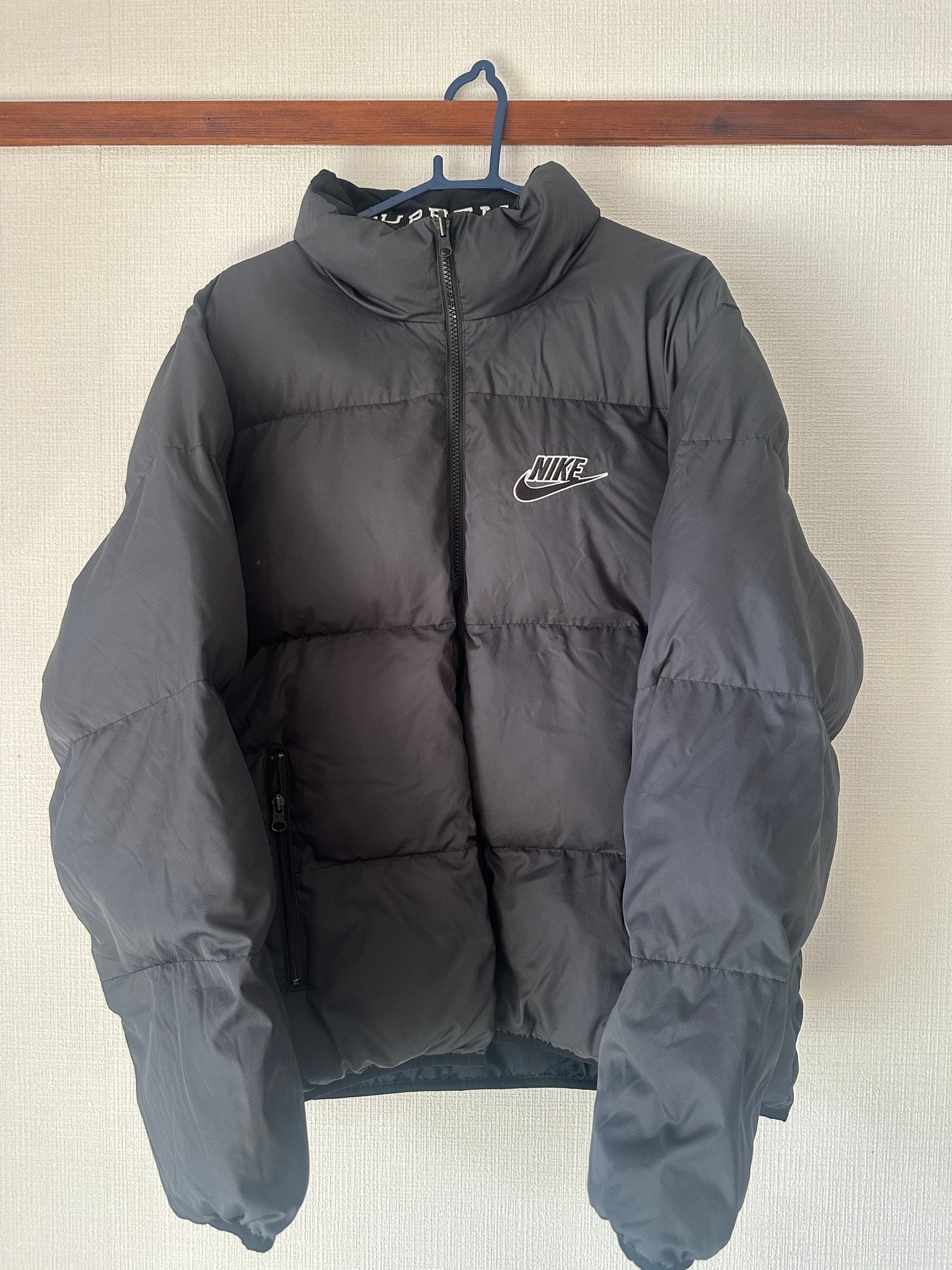 Supreme x Nike Reversible Puffy Jacket "Black"