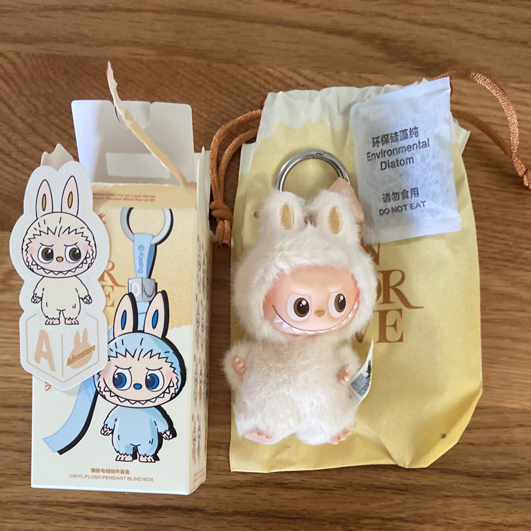 POP MART THE MONSTERS (LABUBU) Pin for Love Series-Vinyl Plush Pendant (A-M) A