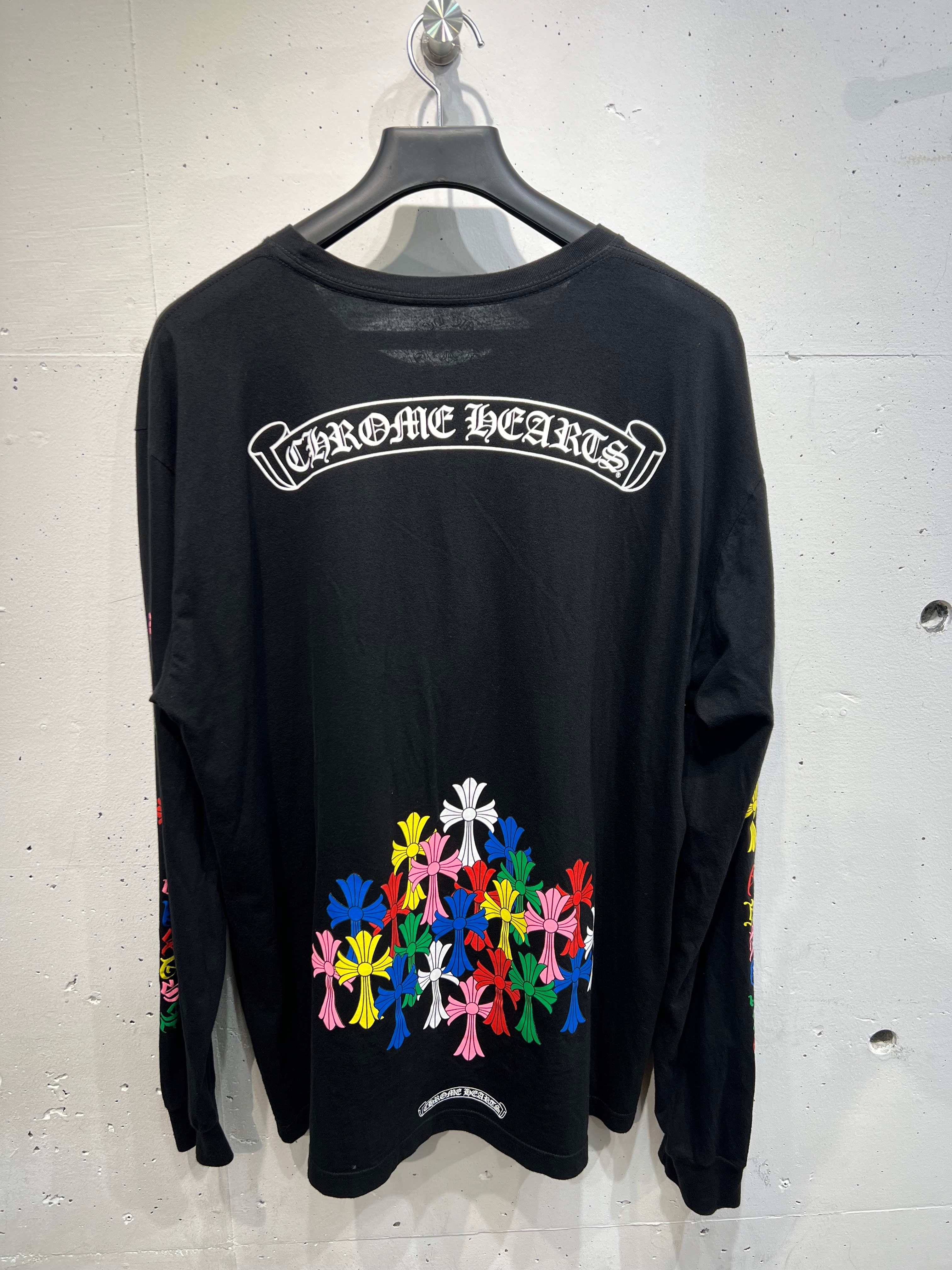 クロムハーツ ネックロゴ ポケット ロングスリーブ Tシャツ 