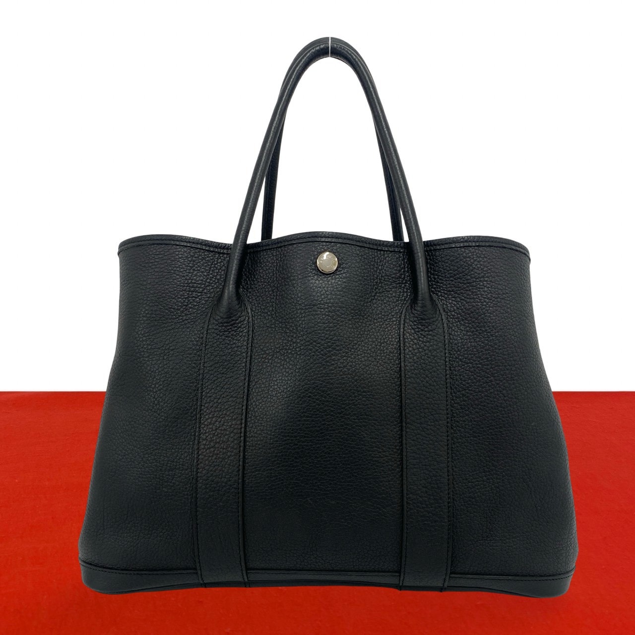 HERMES エルメス ガーデンパーティPM ネゴンダ トートバッグ ブラック
 54142