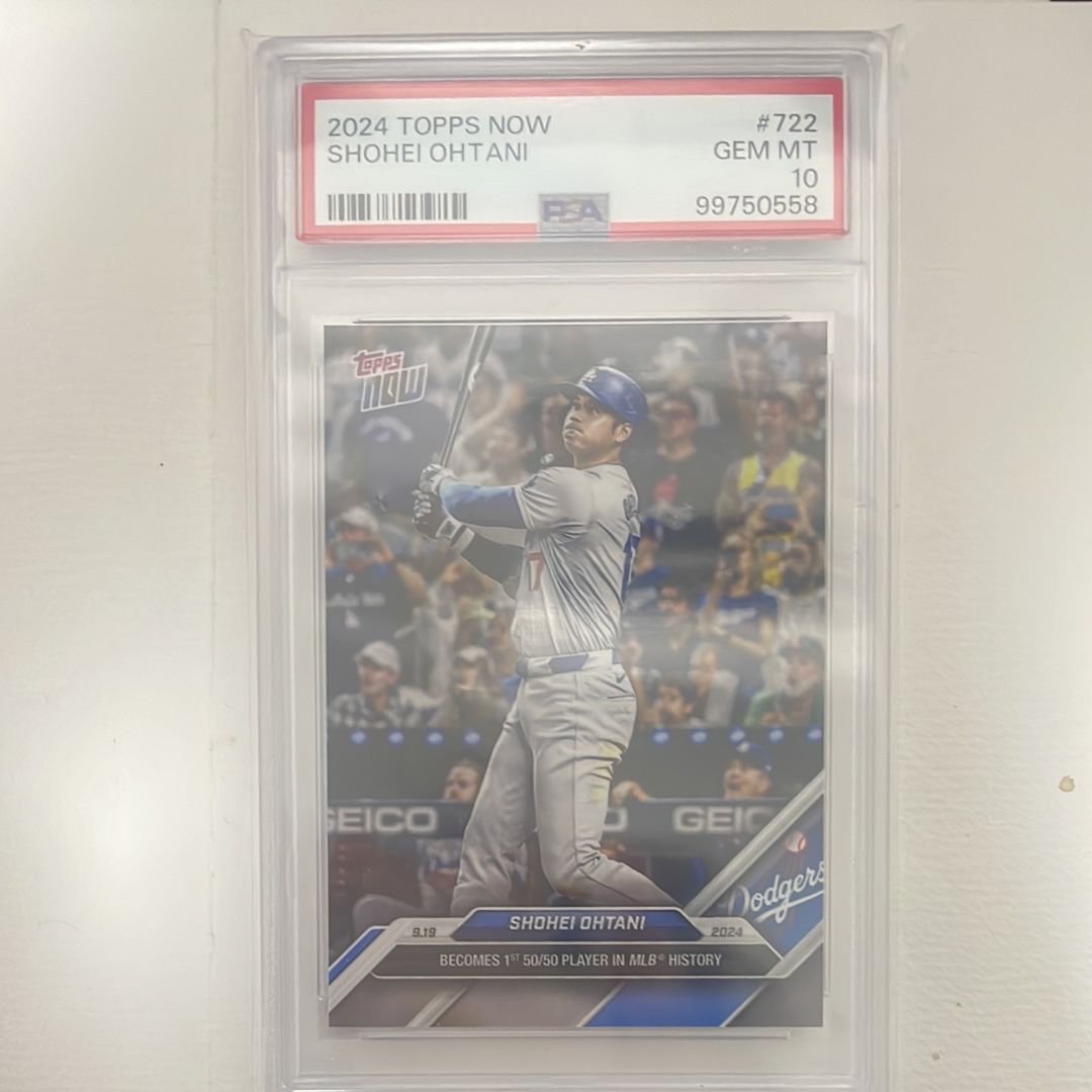 大谷翔平 [722](2024 MLB トップスナウカード「50/50 Club 9/19/24」)