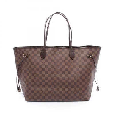 ルイ・ヴィトン LOUIS VUITTON ネヴァーフルGM ダミエエベヌ トートバッグ バッグ PVCコーティングキャンバス レザー レディース ブラウン系 N51106 【中古】