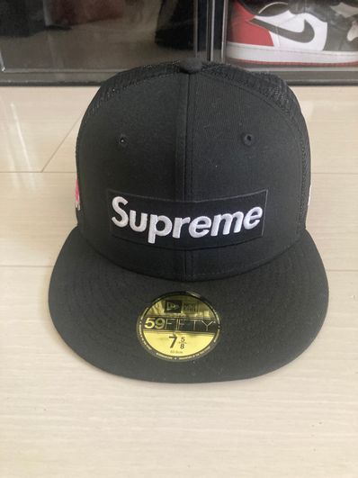 Supreme Box Logo Mesh Back New Era "Black" (24SS)