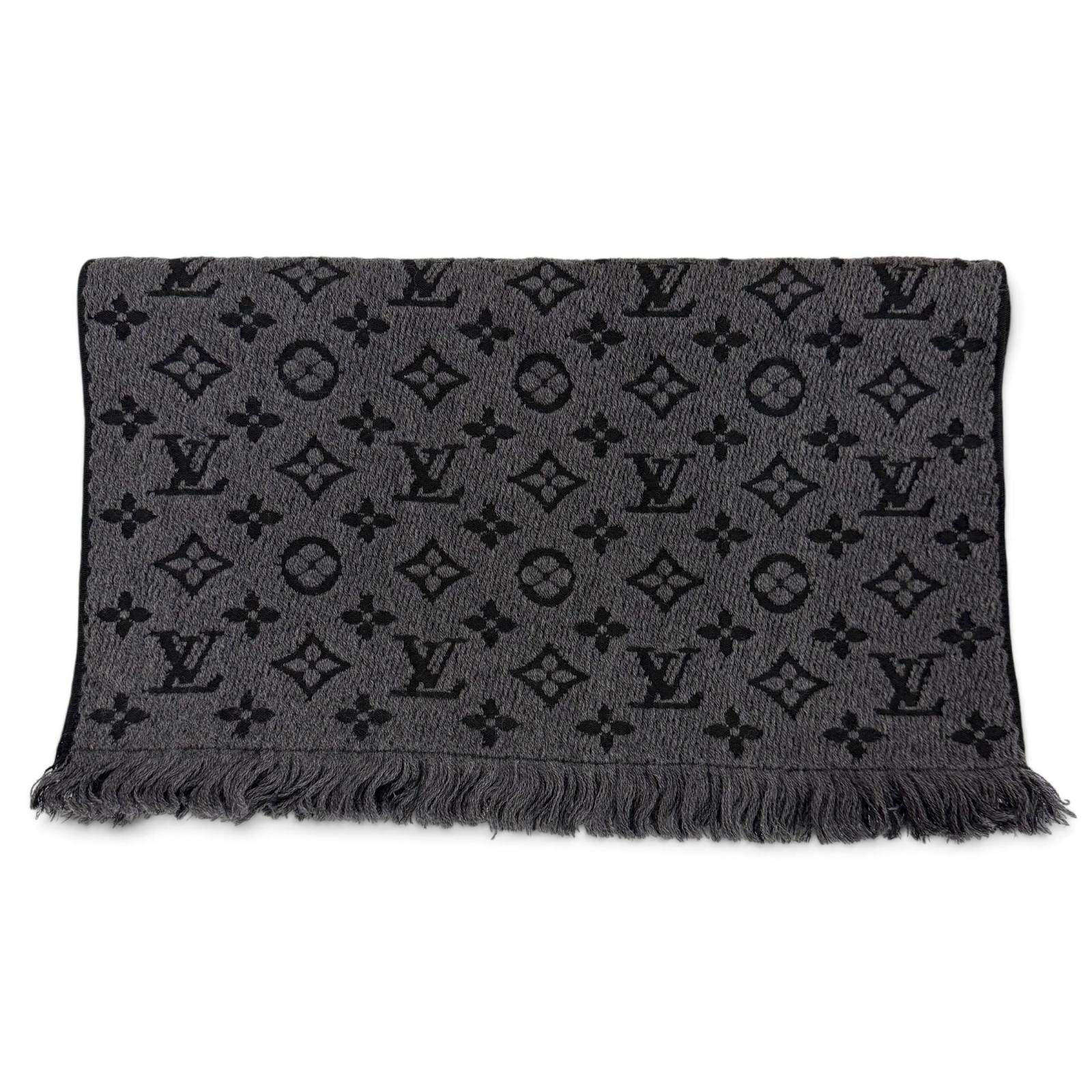 Louis Vuitton Monogram Classic Scarf "Charcoal Gray"