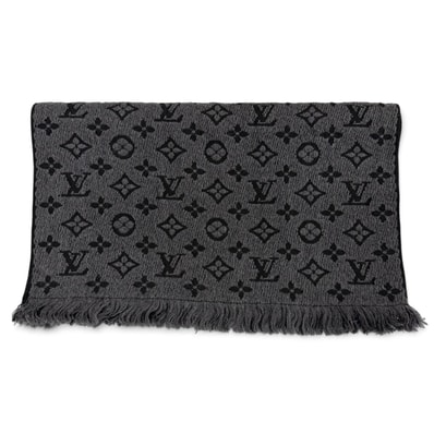 Louis Vuitton Monogram Classic Scarf "Charcoal Gray"