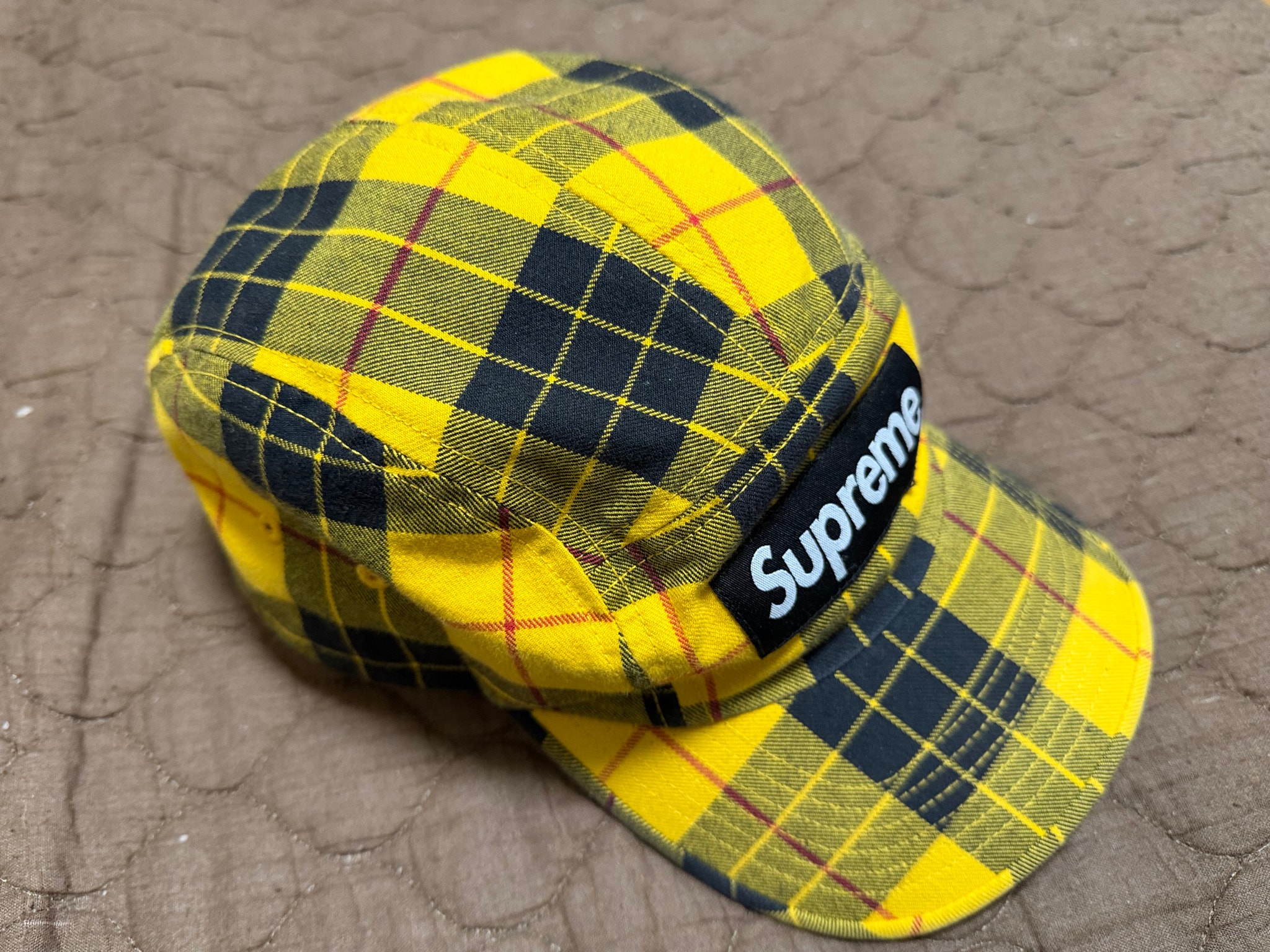 Supreme Washed Chino Twill camp cap