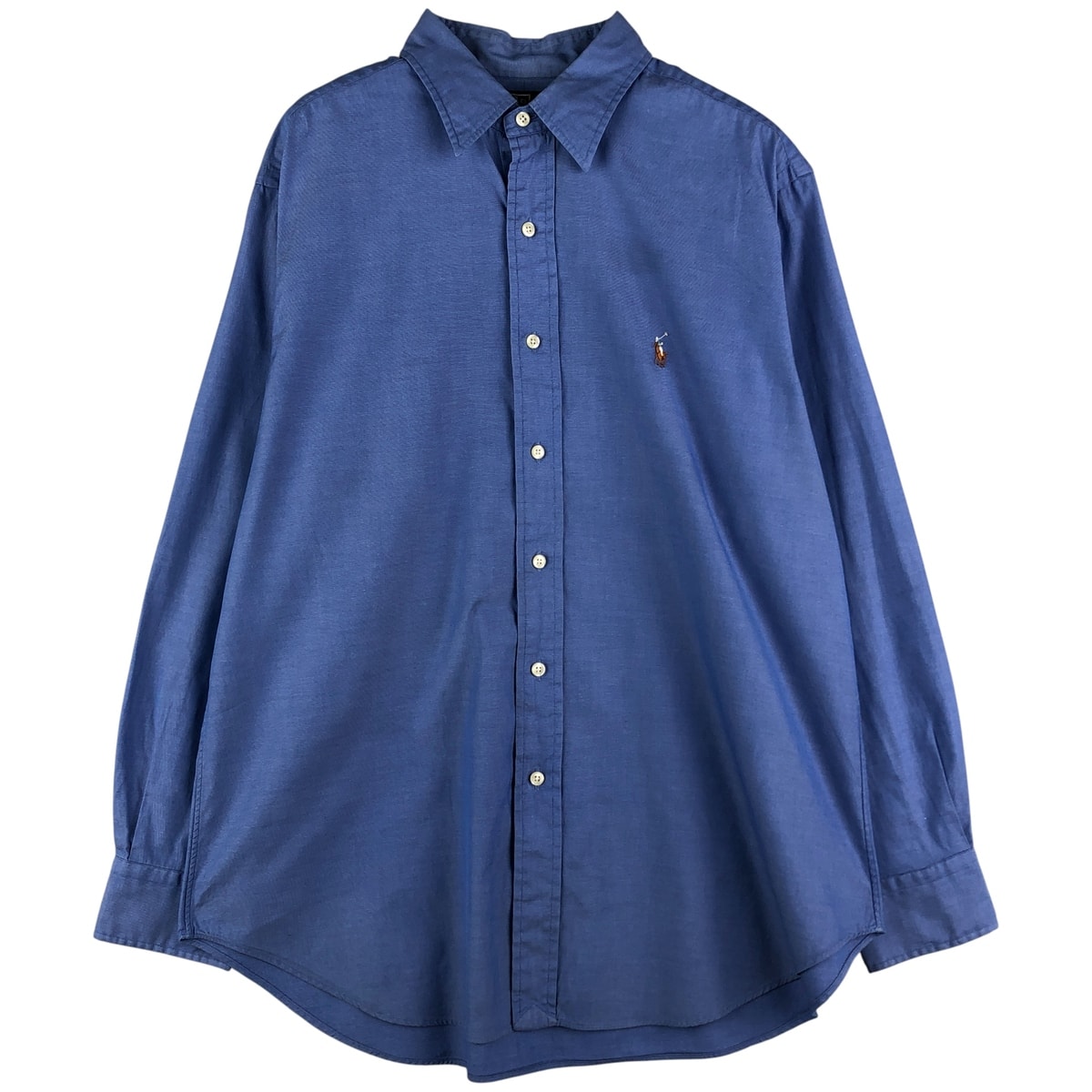 古着 ラルフローレン Ralph Lauren POLO by Ralph Lauren LOWELL 長袖 コットンシャツ メンズL相当/eaa603984