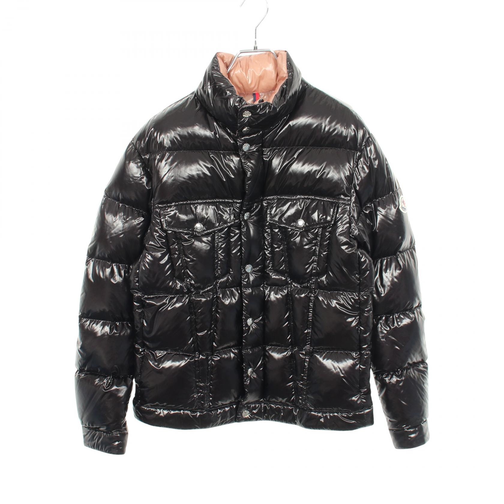 モンクレール MONCLER MONTMIRAL フード付き ダウンジャケット 衣料品 アウター ナイロン レディース ブラック系 【中古】