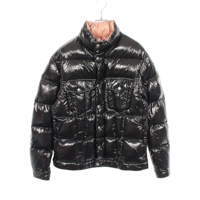 モンクレール MONCLER MONTMIRAL フード付き ダウンジャケット 衣料品 アウター ナイロン レディース ブラック系 【中古】