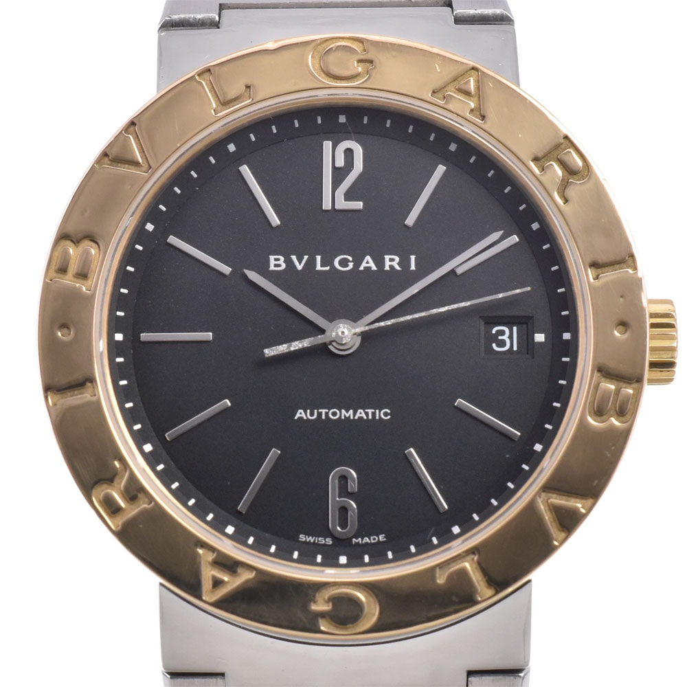 ブルガリ BVLGARI BB38SG ブルガリ ブルガリ K18YG/SS 自動巻き メンズ I#144632