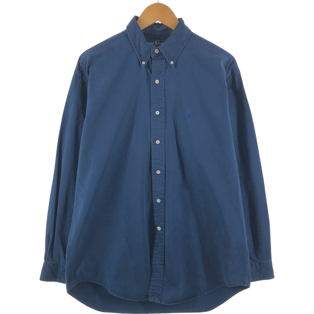 古着 ラルフローレン Ralph Lauren BLAKE 長袖 ボタンダウンシャツ メンズM相当/eaa527843