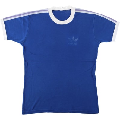 古着 80年代 アディダス adidas トレフォイルロゴ リンガーTシャツ メンズS相当 ヴィンテージ/eaa648783