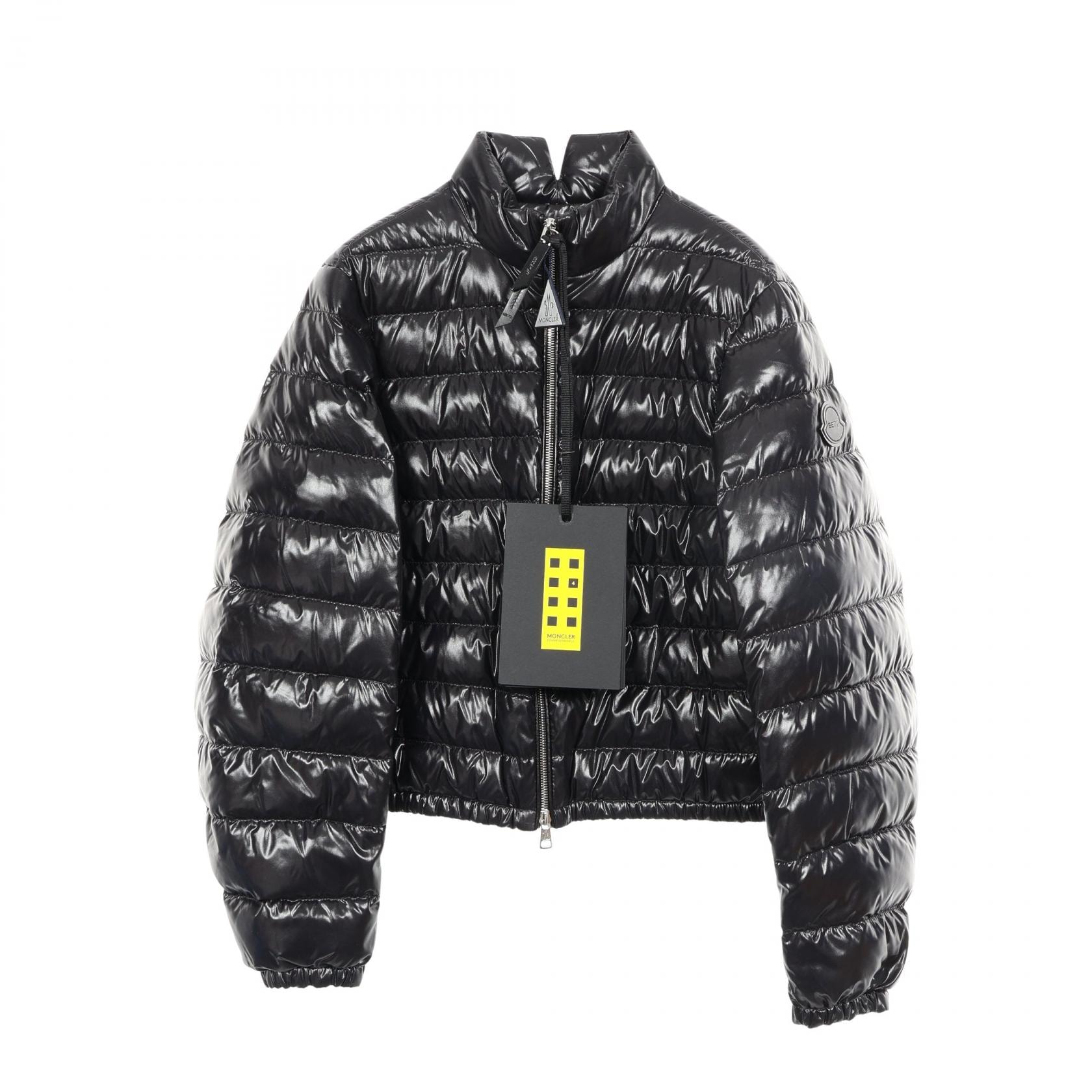 モンクレール MONCLER MONCLER X EDWARD ENNINFUL EE72 KNUT ダウンジャケット 衣料品 アウター ナイロン レディース ブラック系 K24031A000049991 【中古】