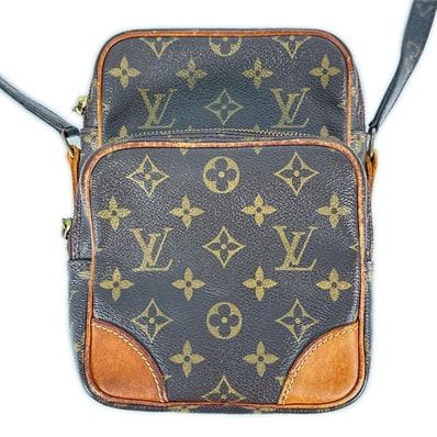 LOUIS VUITTON ルイ・ヴィトン ショルダーバッグ モノグラム・アマゾン ブラウン ダークブラウン モノグラムキャンバス/レザー ヴィンテージ ユニセックス