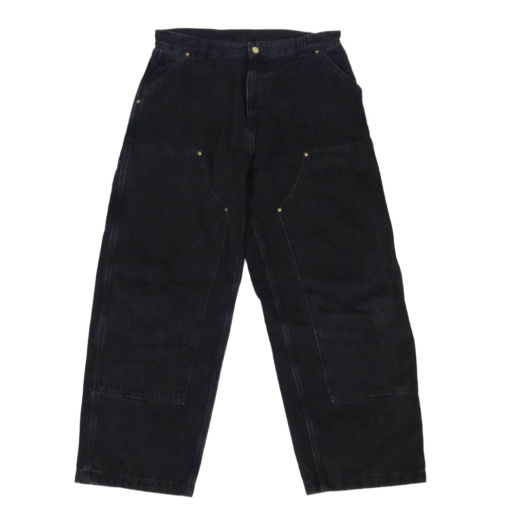 Carhartt カーハート デニムパンツ NASH DOUBLE KNEE PANT ナッシュ ダブルニー パンツ ブラック系 M【中古】