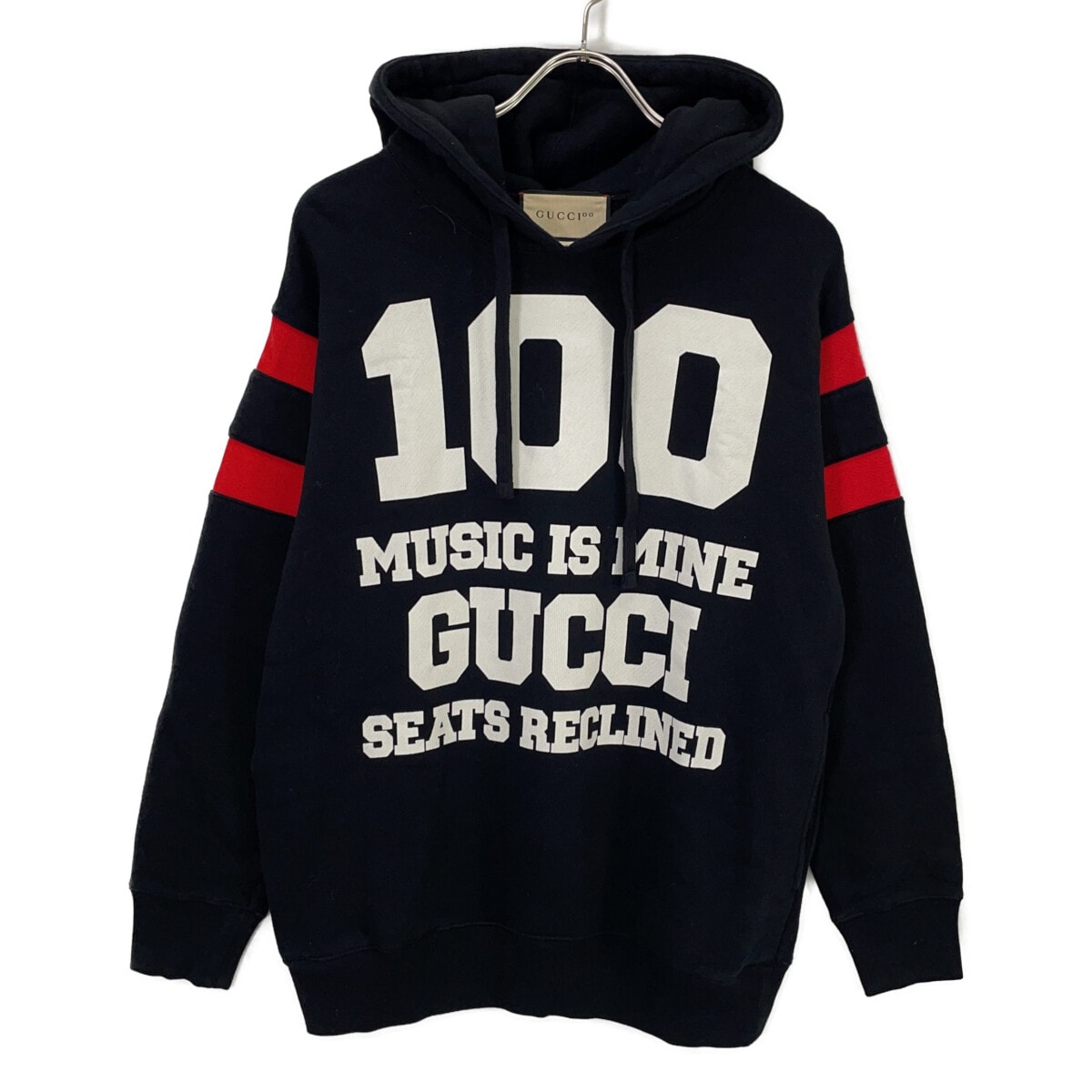 グッチ 660282 21AW GUCCI100 MUSIC IS MINE パーカー XXS