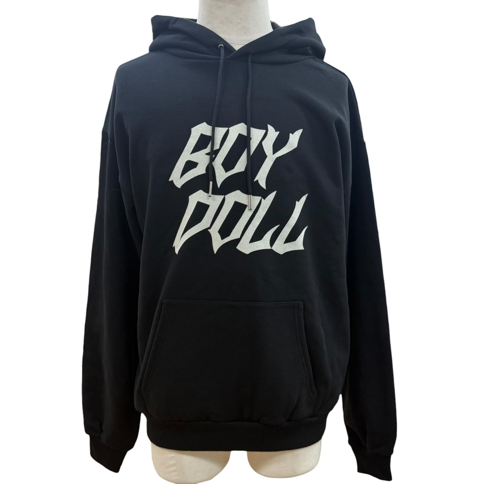 美品 セリーヌ パーカー BOY DOLL ブラック L 2Y962670Q